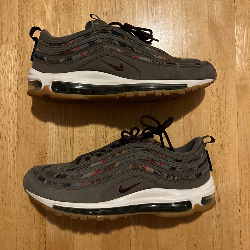 Nike by you air max 97 x Pendleton wool collaboration mens 9.5